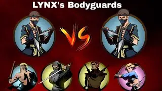 SHIN against his Ditto and other Bodyguard of his leader LYNX 🥵 - Shadow Fight 2