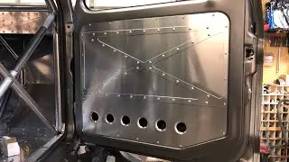 Building some aluminum door panels