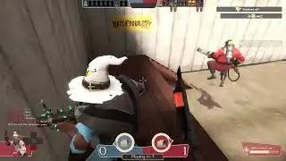 TF2: When Enemy boost me to kill him aim directly at.