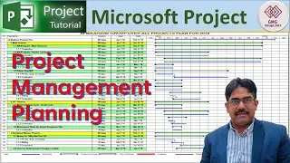Microsoft Project | Preparing Construction Planning Schedule | project management | MS Project