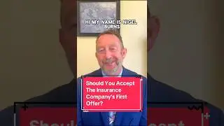 Think twice before accepting the insurance company's first offer. #InsuranceClaims #FairCompensation