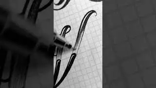 CUSTOM CHICANO SCRIPT LETTERING DRAWING 