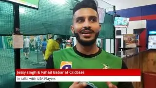 CRICBASE Live Stream - in talks with USA players Jessy Singh & Fahad Babar