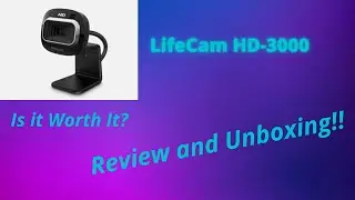 Is this budget webcam worth it? | LifeCam HD-3000 Review and Unboxing