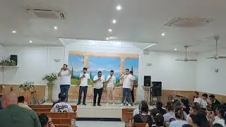 Culto especial de Evangelización en la Iglesia de Porriño,obra de teatro y adoración