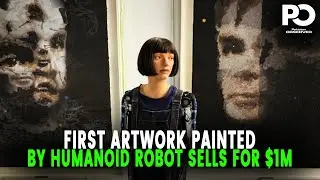 Humanoid Robot Shatters Boundaries: Historic $1M Sale of Ai-Da's Alan Turing Portrait at Sotheby&rsquo;s