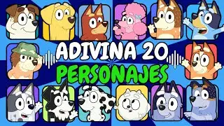 Adivina El PERSONAJE DE BLUEY Por Su VOZ 😀🎶Bluey💙Bingo❤️ Mackenzie❤️Coco❤️Muffin🐶Pom Pom🤍