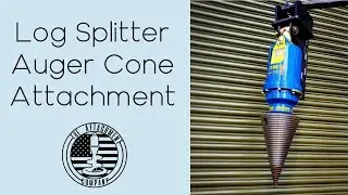 Log Splitter Auger Cone Attachment for Skid Steers & Excavators