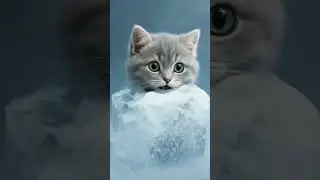 AI Cat Breaks Free from Ice Cube ❄️🐱 | Surreal Escape Animation