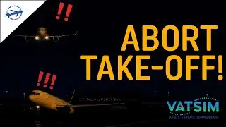 Chaotic Cologne Event! I Had To Abort The Take-Off..... #vatsim #aviation #msfs2024 #pilot #youtube