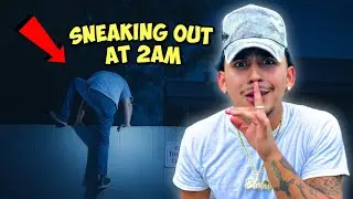SNEAKING OUT @ 2AM ALONE 🤣 *CHAOTIC AF*