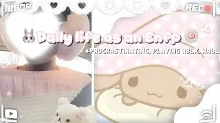 Daily life vlog: as an Enfp 🎀🧸🍓 (clothing haul, schl morning routine, playing dti) #cutecore #fypシ 
