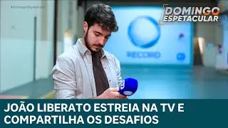 João Liberato estreia na TV e compartilha os desafios ao tornar se comunicador na RECORD