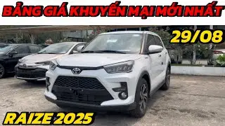 ✅ Cập nhật gi&aacute; lăn b&aacute;nh Toyota Raize 2025 mới nhất 29/08| Khuyến mại chi tiết mới