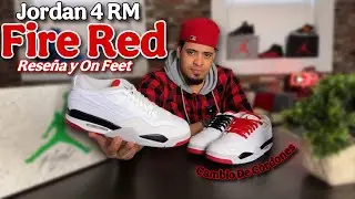 Jordan 4 RM FIRE RED - Reseña, On Feet Y Cambio de cordones