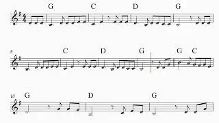 O store Gud/How great thou art - basic besifring