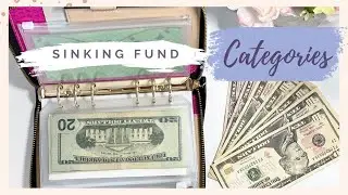 SINKING FUND CATEGORIES l CASH ENVELOPES RE-STUFFING l COUNTING 💰 I HAVE LEFT FOR THIS WEEK
