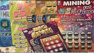 SC Mining For Gems Scratch Off Lottery Ticket Mix Featuring $2,000,000.00 Millionaire.💰🌟🌠