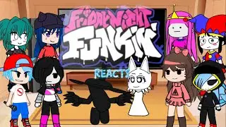 Friday Night Funkin Mod Characters React: Part 54