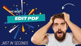 #How to edit PDF files #excel #technology #seconds #Microsoft's edge