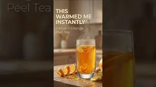 Чай из имбирной апельсиновой цедры (простое ароматное согревающее средство) #elbinshealth #shorts...