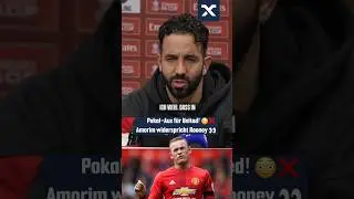 Amorim widerspricht Rooney deutlich! 😤😳 #shorts
