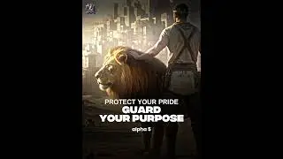 Protect Your Pride. Guard Your Purpose. | Alpha 5 Tattoos 🦁🔥#dailymotivation #shorts