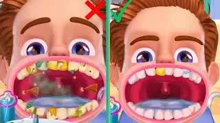 ASMR| Remove Heavy Tartar | build up at the Dentist| dental care Animation #asmr #treatment