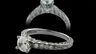 SCOTT KAY DIAMOND ENGAGEMENT RING - 152U1