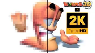 Worms 3D in QHD 2K | Random quick start game