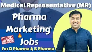 PHARMA MARKETING JOB | Medical representative job | For Pharmacy Students | Pharma Career Option