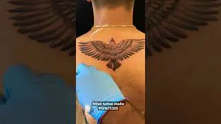 Unique.eagle.on.back&hellip;..tattoo###
