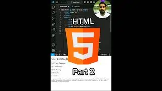 HTML course part 2 || Heading tags, P tags and br tags #shorts #html #htmlcourse