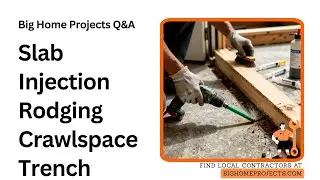 Slab Injection Rodging Crawlspace Trench Termite Fix