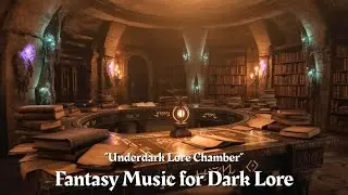 Underdark Lore Chamber | Dungeons & Dragons Ambience & Deep Fantasy Music for Dark Lore & TTRPG Prep