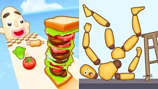 Sandwich Runner VS Ragdoll Break || BrainStorm Walkthrough || Max Gameplay