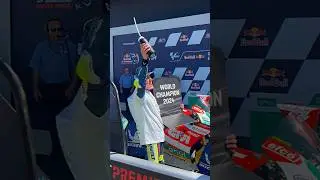 Behind the scenes of Hector Garzo&rsquo;s special celebration after becoming the #MotoE 2024 Champion 🫶✨