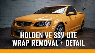 Mirror Finish Detail | Holden VE SSV Manual Ute wrap removal and pre sale detail.