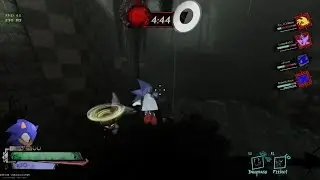 Sonic.EXE outcome memories Green Hills glitch Sonic atrapado en una pared invisible.