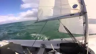 GP14 Sailing capsize