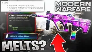 Modern Warfare: NEW Pro Buffed No Recoil AUG Best Class Setup After Update 1.09 (COD MW Best Gun)