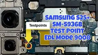 Samsung S25 plus SM-S936B TestPoint EDL mode for FRP Bypass with  UnlockTool.