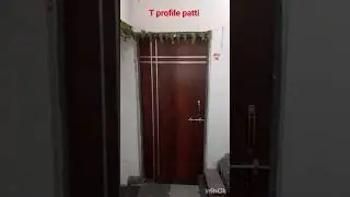 T profile patti door design