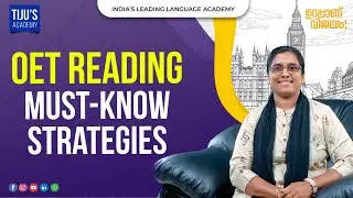 OET Reading Must-Know Strategies | Tiju's Academy
