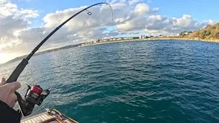 CAUGHT A FEW SQUID 🦑 winter fishing in Cornwall 