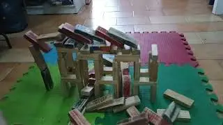 😝#domino #slowmotion 