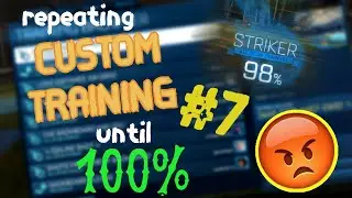 Repeating A Random Training Pack Until I Get 100%... #7 - ROCKET LEAGUE