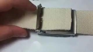 How to use a military style buckle