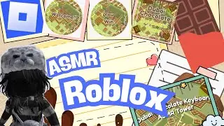 Playing Dubai Chocolate Keyboard ASMR Tower #Roblox#ASMR