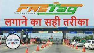 How to install Fastag in Car |Fastag installation | Fastag Installation Process | GlittersInfotech